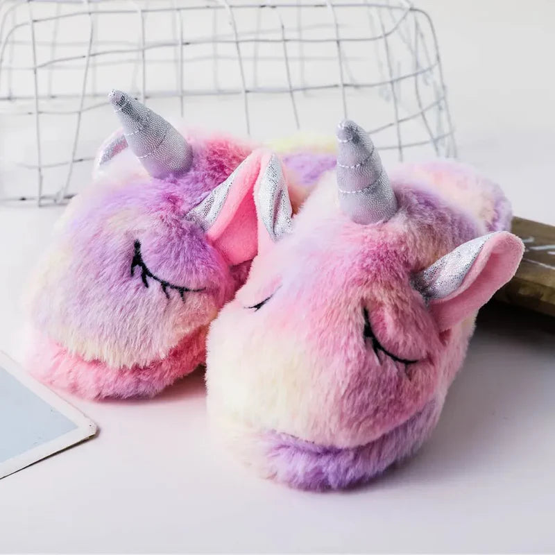 chausson licorne femme Chaussons Podoways 36 LightYellow