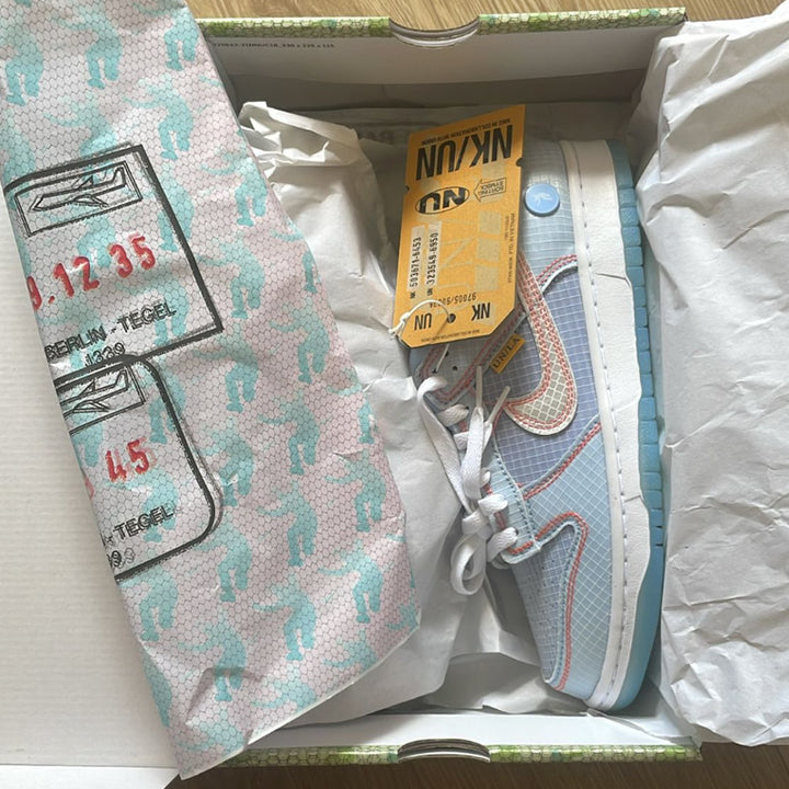 Nike dunk low union passport pack argon  PODOWAYS   