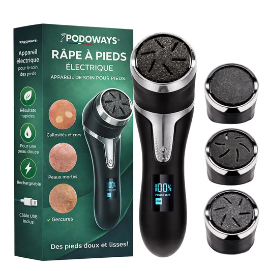 Râpe électrique pour pieds professionnelle