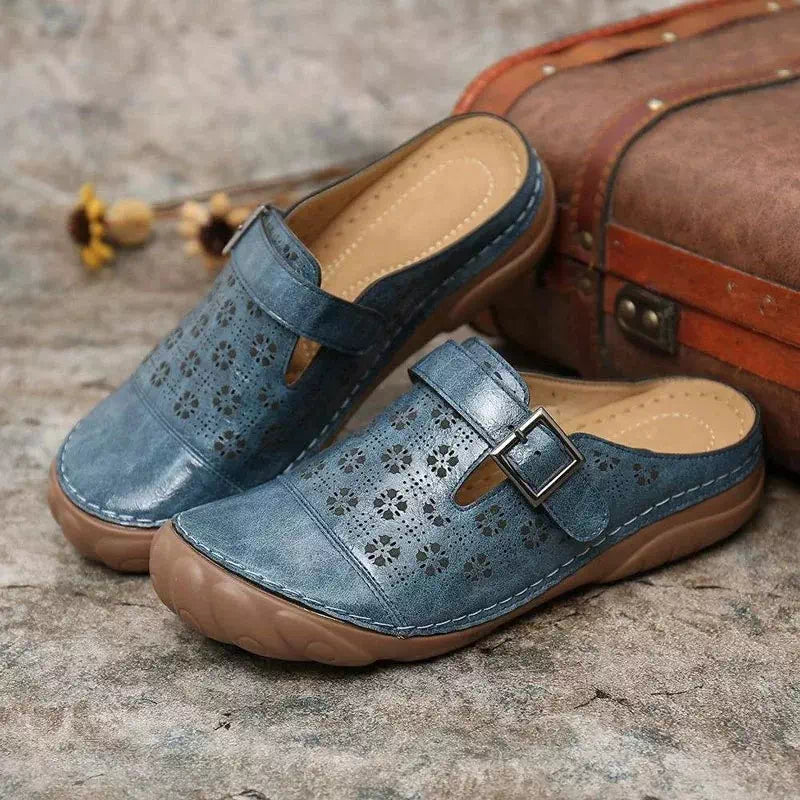 Sabot design traditionnel anti dérapant  Podoways 36 CornflowerBlue 