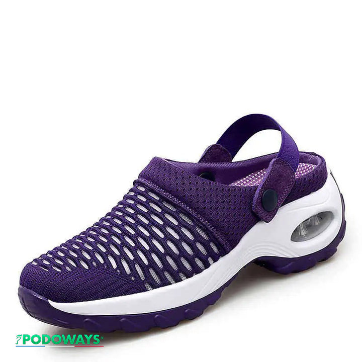 Sandale Orthopédique de longue marche Semelles Orthopédiques PODOWAYS 36 Purple