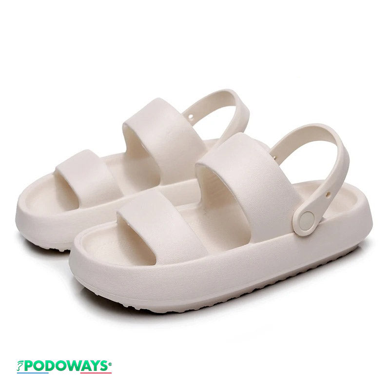 Sandales Orthopédiques pour les pieds plats Semelles Orthopédiques PODOWAYS 36 Blanc