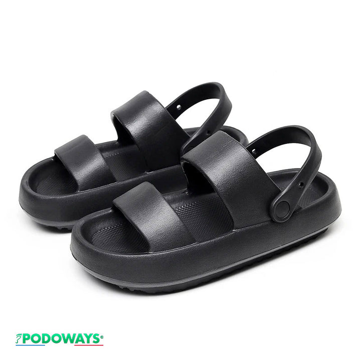 Sandales Orthopédiques pour les pieds plats Semelles Orthopédiques PODOWAYS 36 Black 