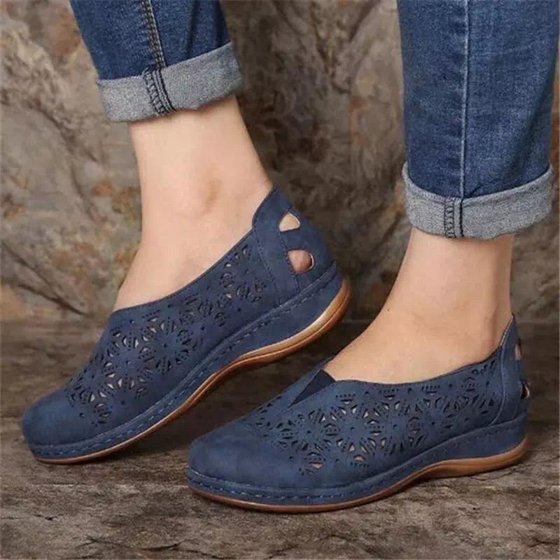 Sandale à motifs en cuir brossé  Podoways 36 MidnightBlue 