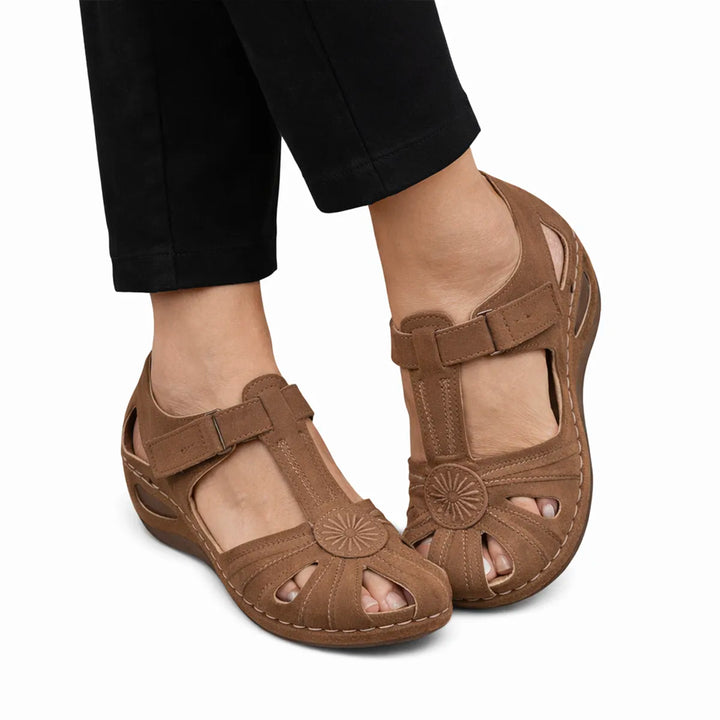 Sandales Orthopédiques Cuir pour femmes Semelles Orthopédiques PODOWAYS 36 Sienna