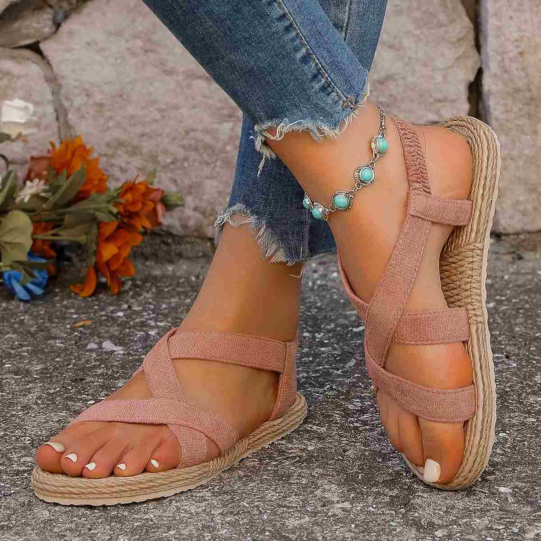 Sandales plates tendance pour femmes Podoways