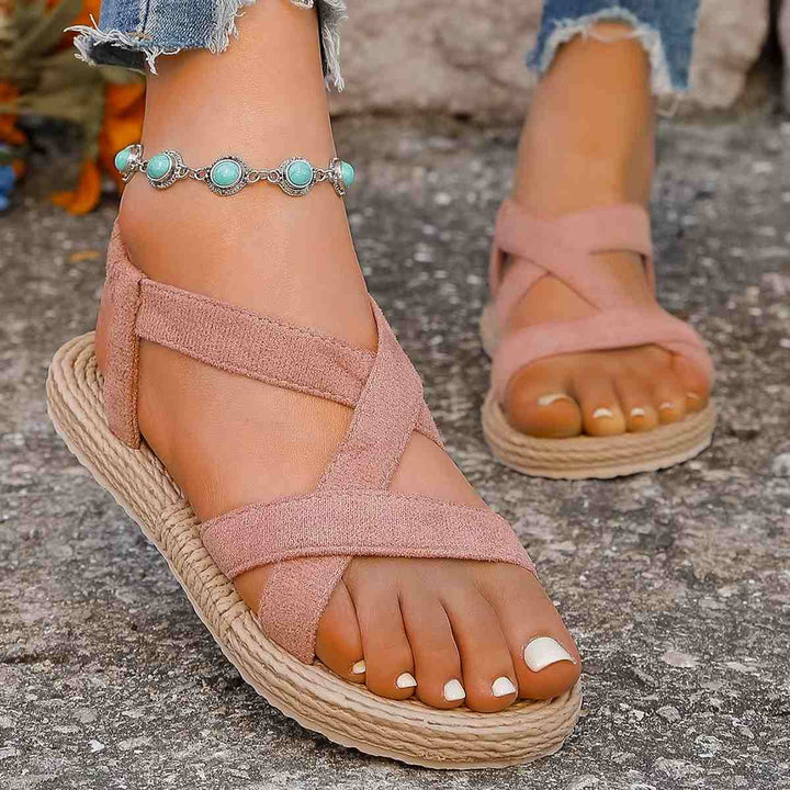 Sandales plates tendance pour femmes Podoways
