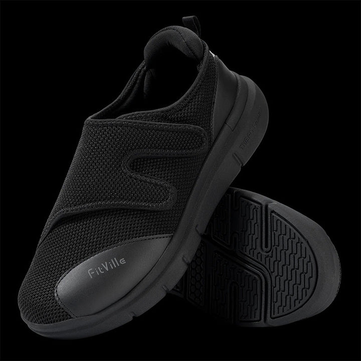 Sandales orthopédique pour hallux valgus - ouverture facile  Podoways 36 Black 