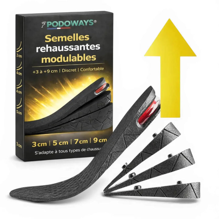 Semelles rehaussantes modulables Semelles Orthopédiques PODOWAYS