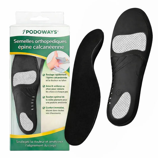 Semelles Orthopédiques contre l’épine calcanéenne PODOWAYS