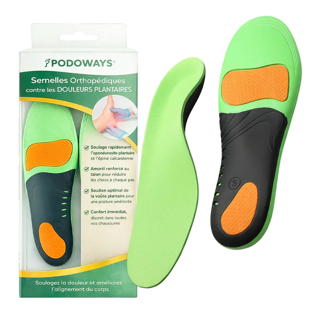 Semelles Orthopédiques contre les Douleurs Plantaires Semelles Orthopédiques PODOWAYS