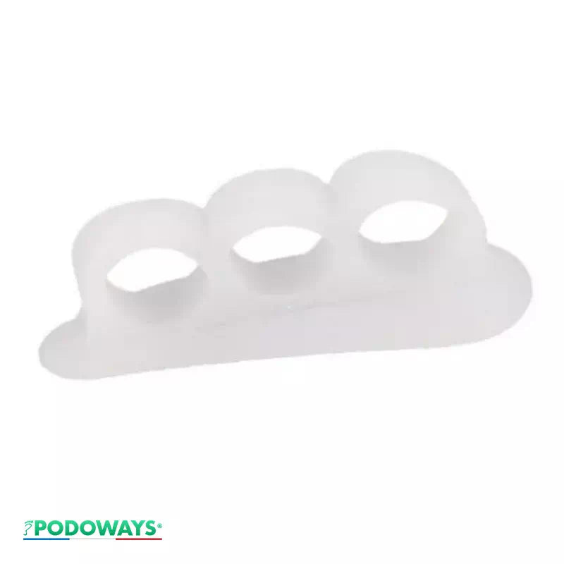 Separateurs d'orteils centraux Podoways Blanc
