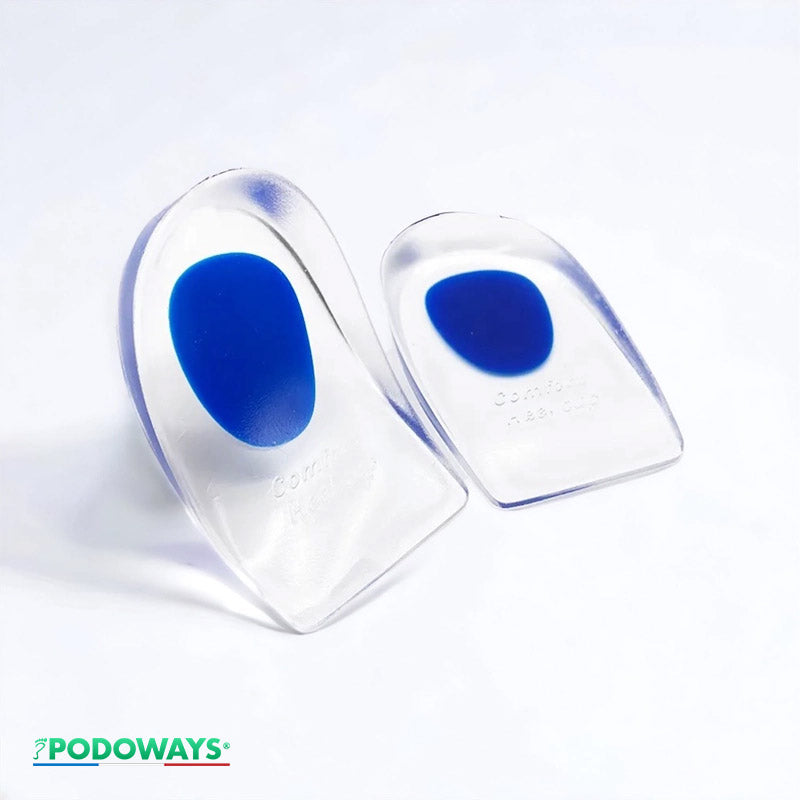 Talonnette orthopédique en gel silicone contre les douleurs de la voûte et du talon  PODOWAYS   