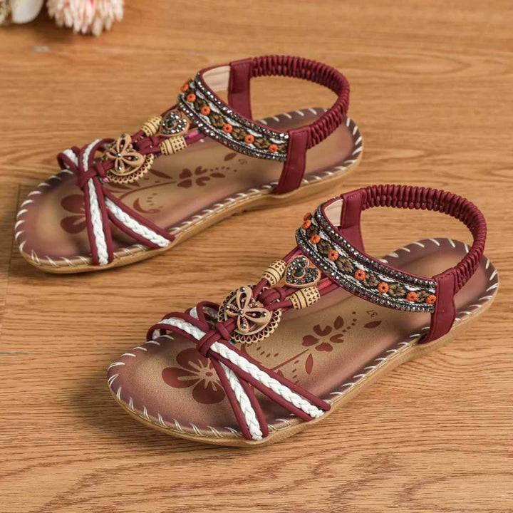 Tongs de plage style bohème Podoways