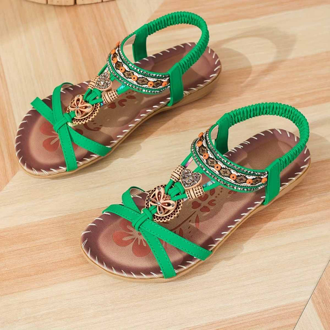 Tongs de plage style bohème