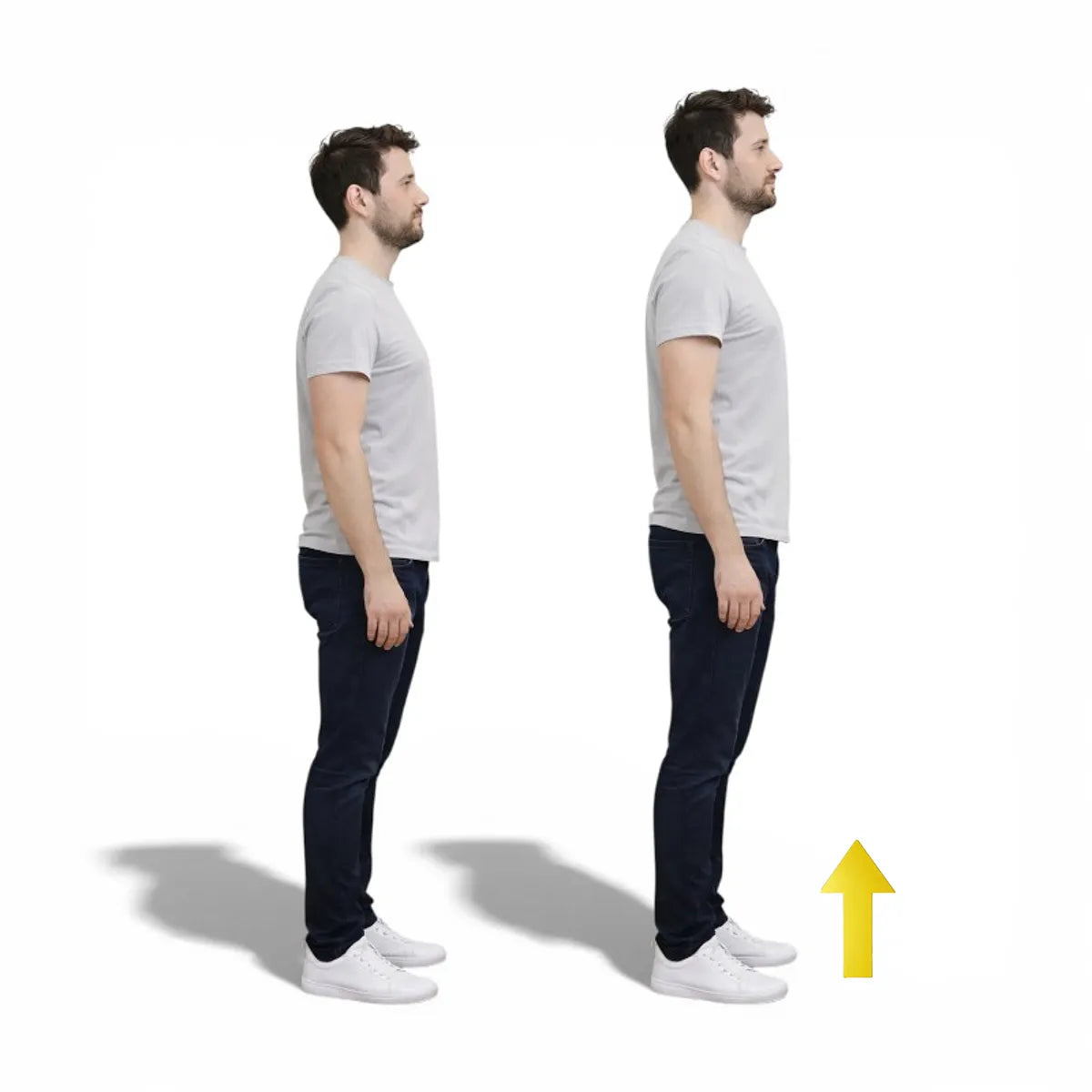 Semelles Rehaussantes | +2 à +5 cm de Hauteur Semelles Orthopédiques PODOWAYS