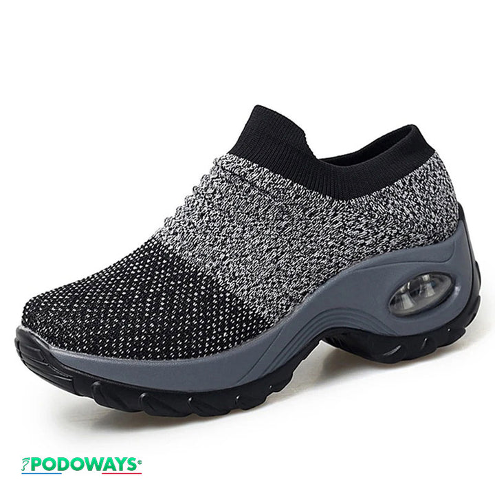 Basket orthopédique pour femme avec semelle en gel Semelles Orthopédiques PODOWAYS 36 Silver