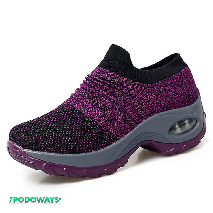 Basket orthopédique pour femme avec semelle en gel Semelles Orthopédiques PODOWAYS 36 Purple 