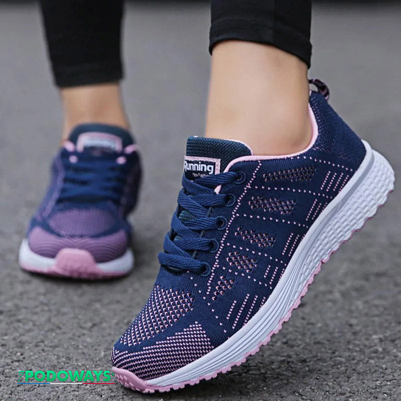 Nlaayong Basket Orthopédique Femme - Chaussures Été Maille Respirantes Légères Et Confortables