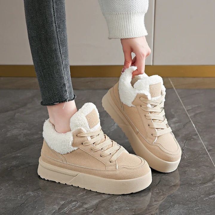 Baskets en moumoute pour femme Podoways