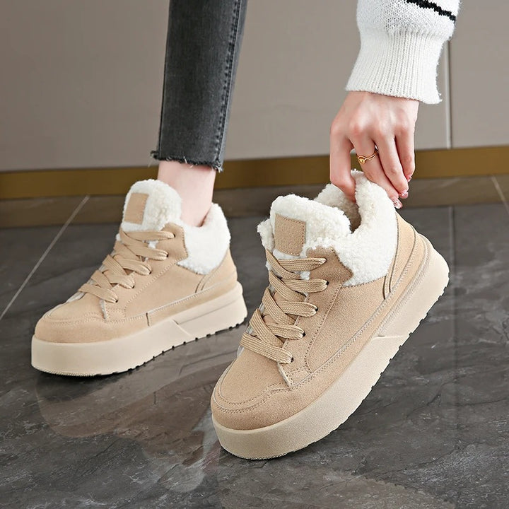 Baskets en moumoute pour femme Podoways