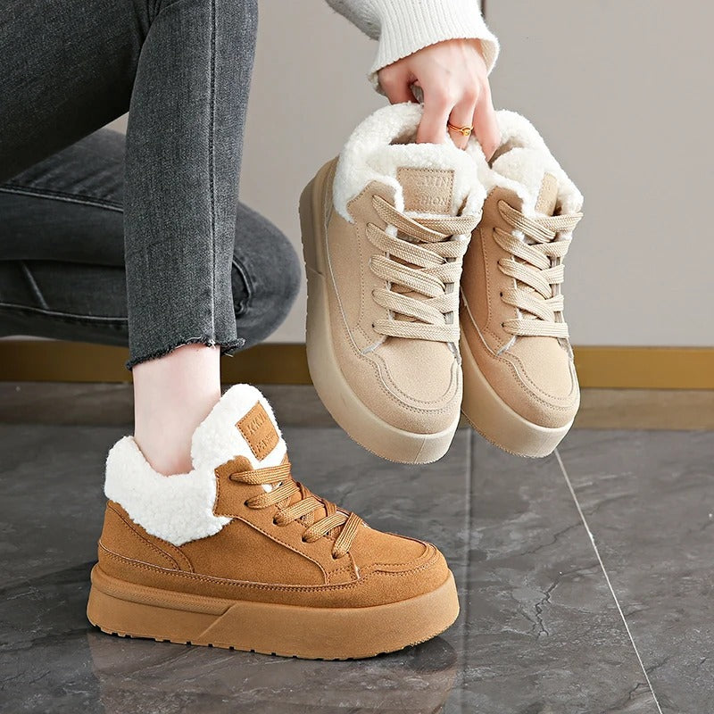 Baskets en moumoute pour femme – Podoways