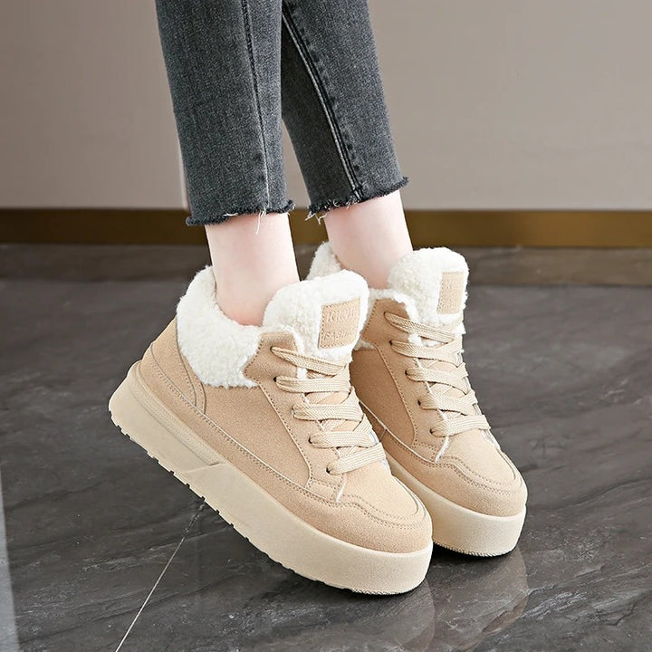 Baskets en moumoute pour femme Podoways