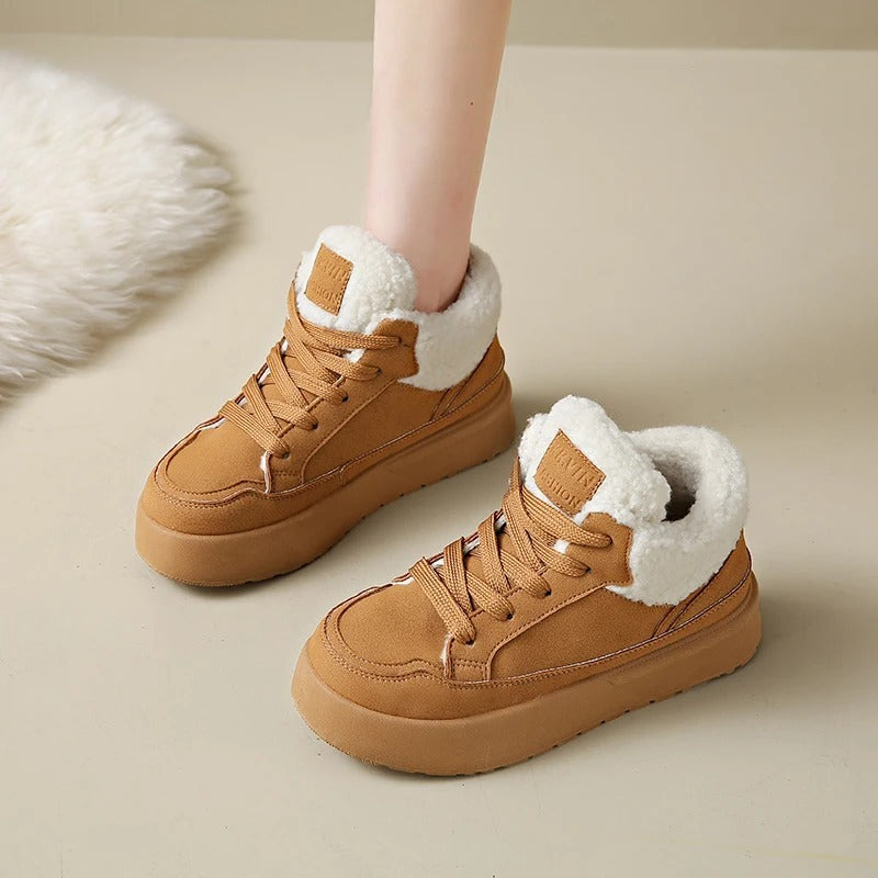 Baskets en moumoute pour femme Podoways