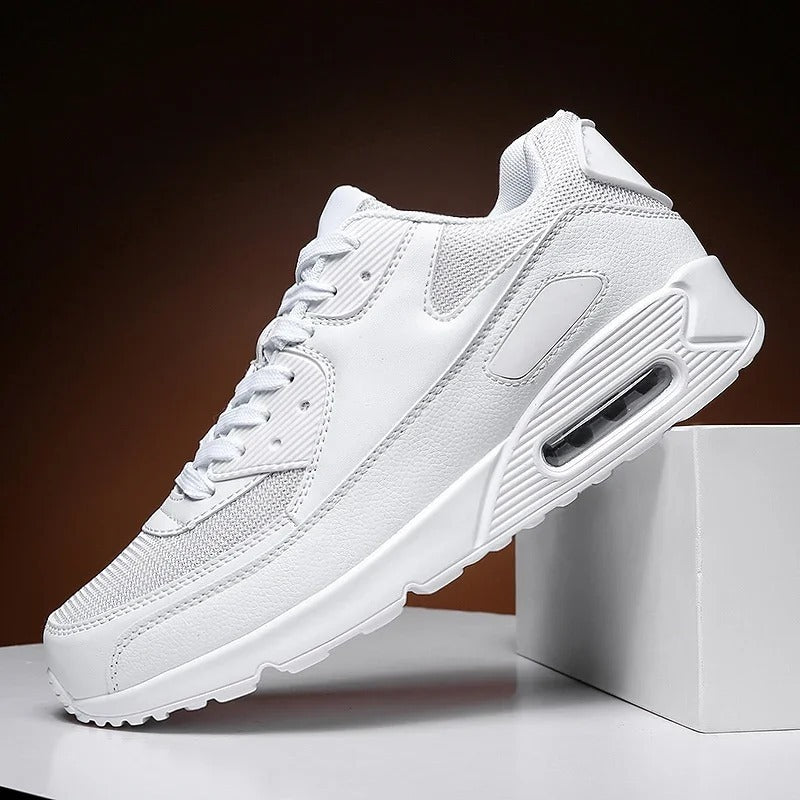 Baskets streetwear décontractées pour homme Podoways 36 Blanc