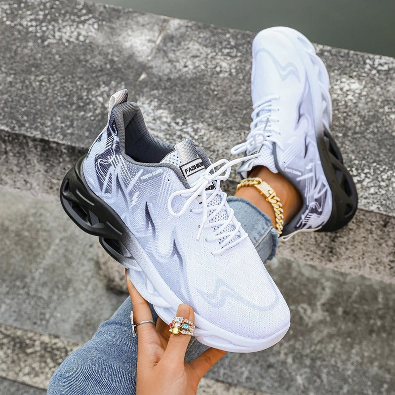 Baskets tendance de marche sportive femme Podoways