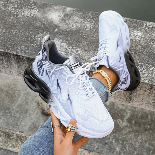 Baskets tendance de marche sportive femme Podoways