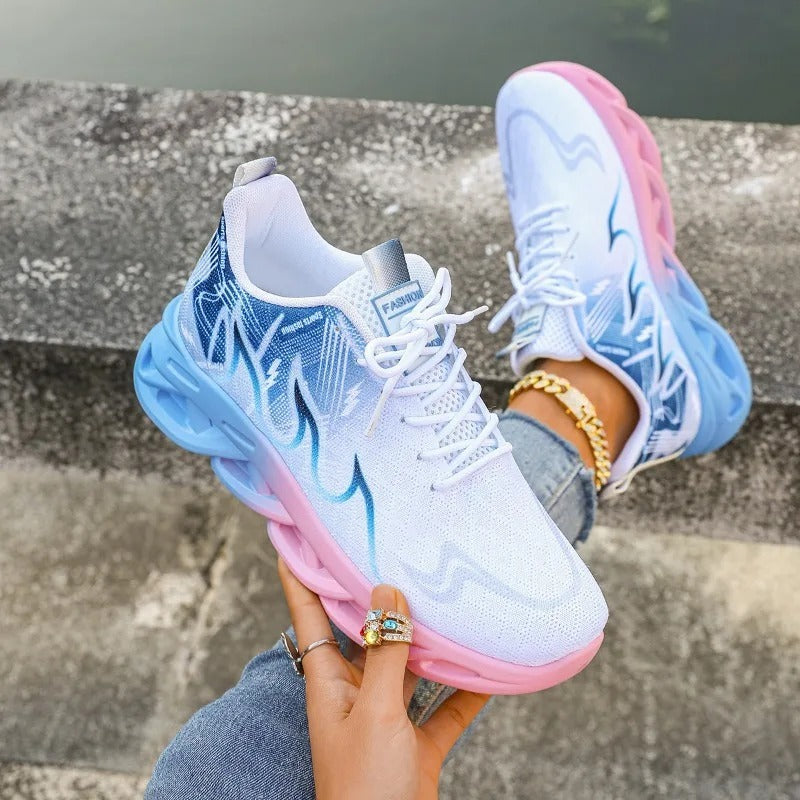 Baskets tendance de marche sportive femme Podoways