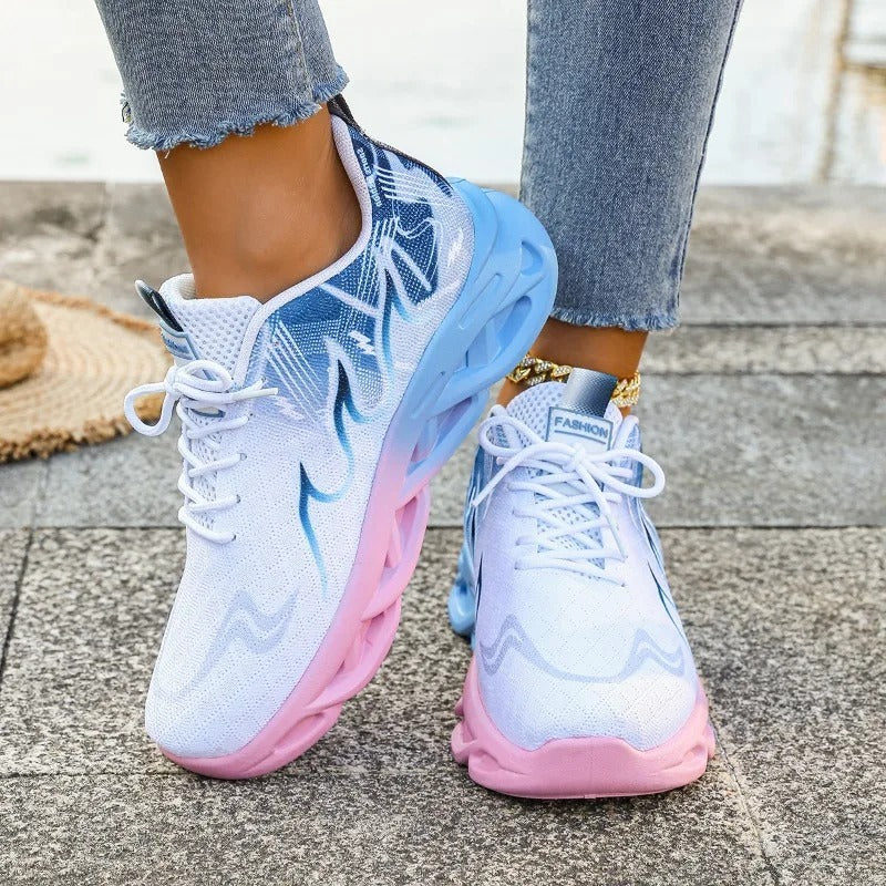 Baskets tendance de marche sportive femme Podoways