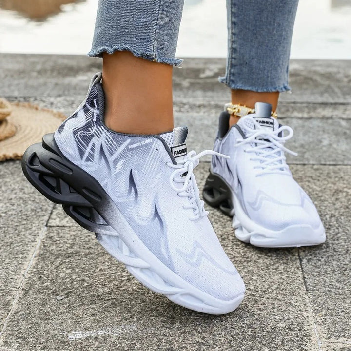 Baskets tendance de marche sportive femme Podoways 36 Black