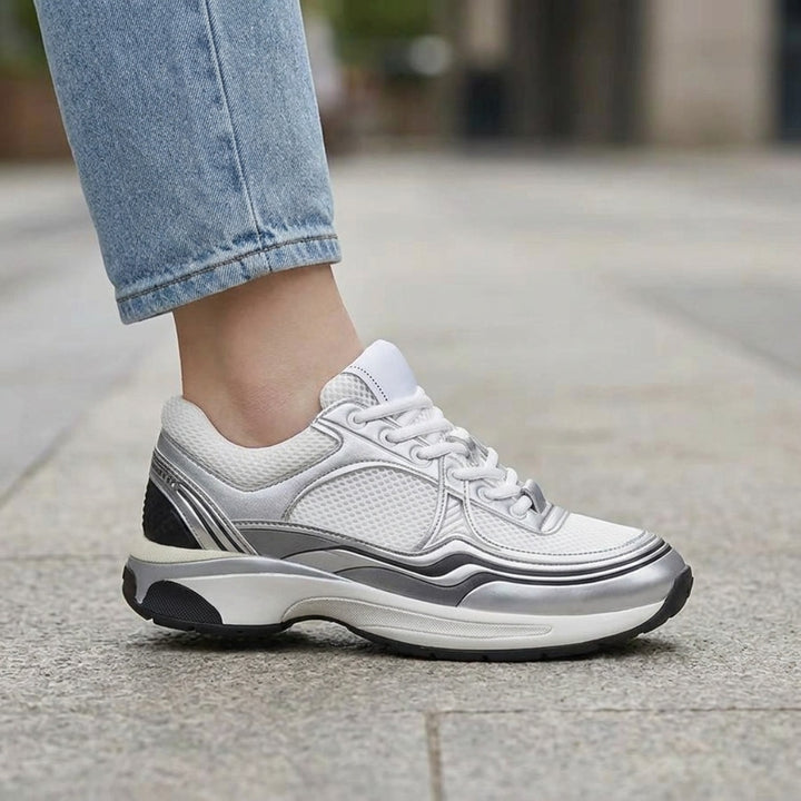 Baskets Confortables Femme – Amorti Renforcé et Semelle Épaisse Podoways