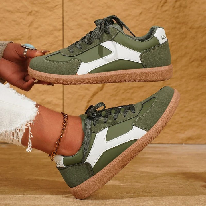 Baskets femme esprit vintage Podoways 36 Green