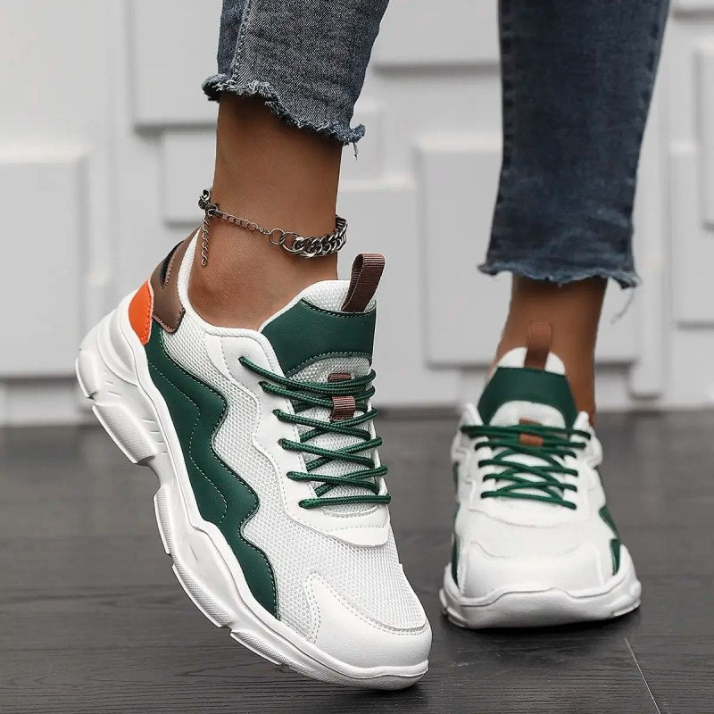 Baskets femme orthopédiques fashion 2026 Podoways 35 Green