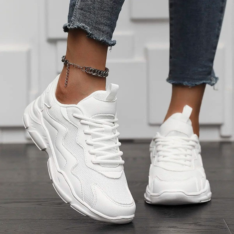 Baskets femme orthopédiques fashion 2026 Podoways 35 Blanc