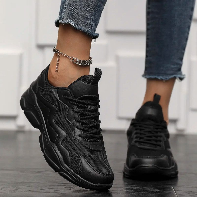 Baskets femme orthopédiques fashion 2026 Podoways 35 Black