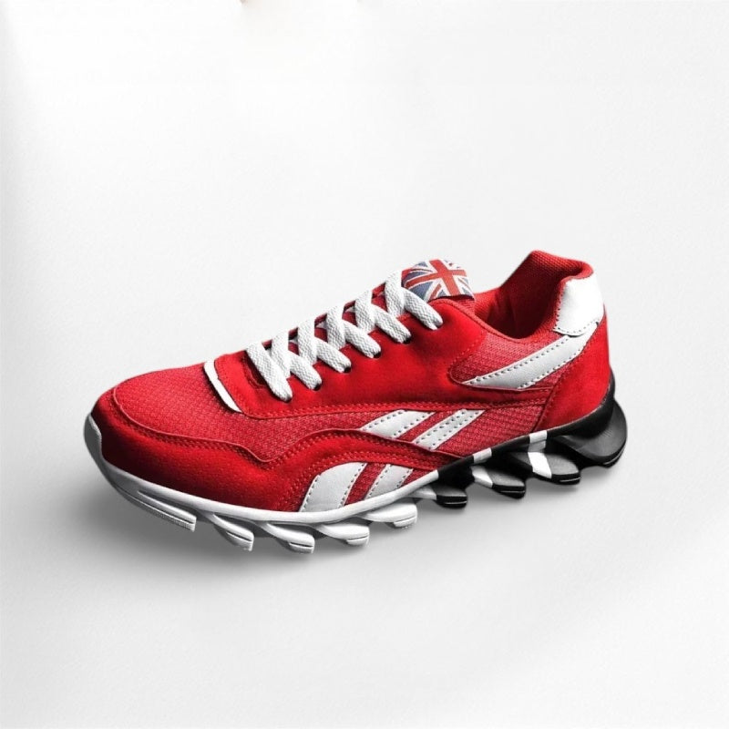 Baskets homme design dynamique UK Podoways 36 Red