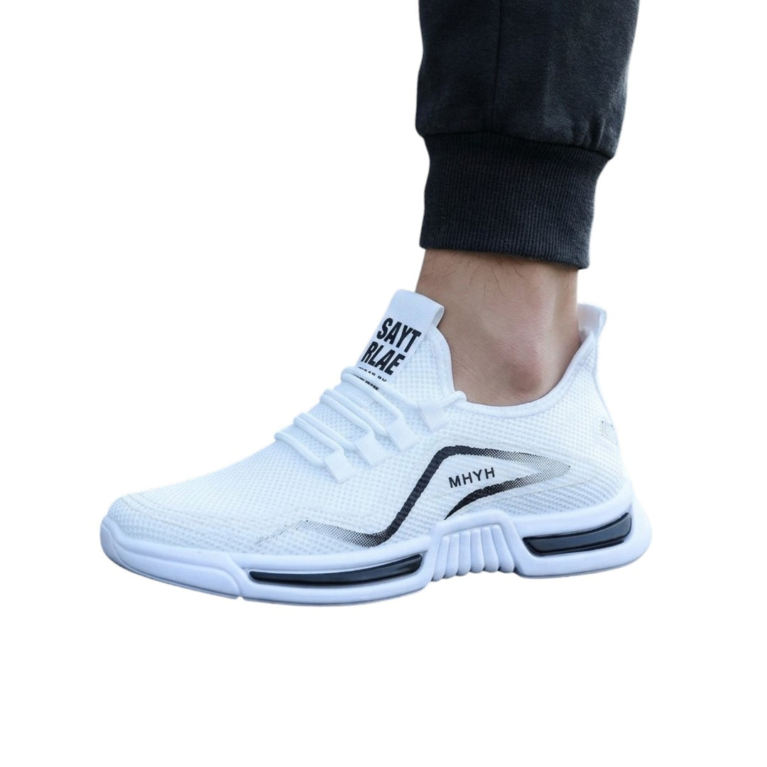 Baskets Homme Sans Lacets – Respirantes, Légères et Confortables Podoways 39 Blanc