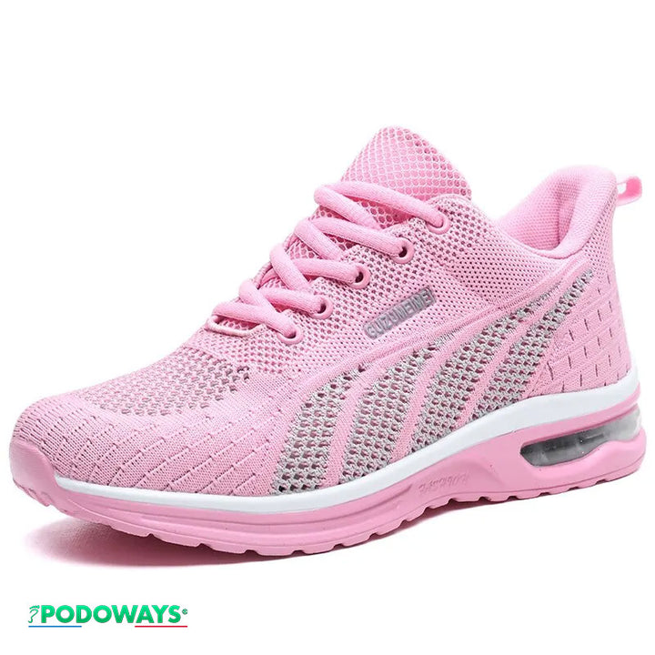 Baskets orthopédiques respirante Femme Semelles Orthopédiques PODOWAYS 36 Pink 