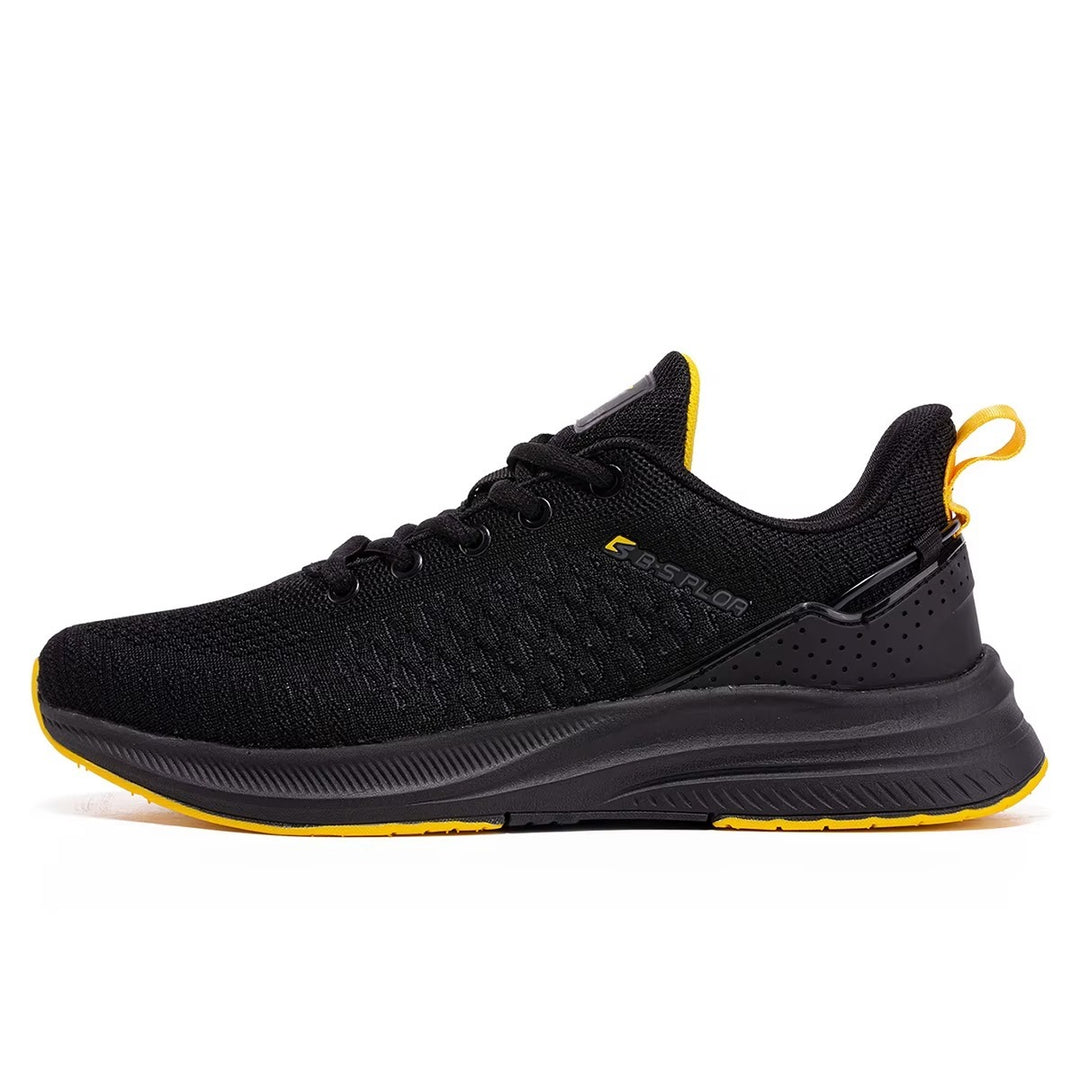 Baskets Running Homme – Légères, Respirantes et Amortissantes Podoways 41 Black