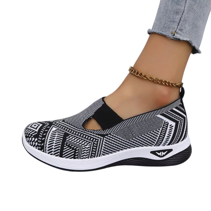 Baskets Sans Lacets Femme – Souples, Respirantes et Légères Podoways 37 Black