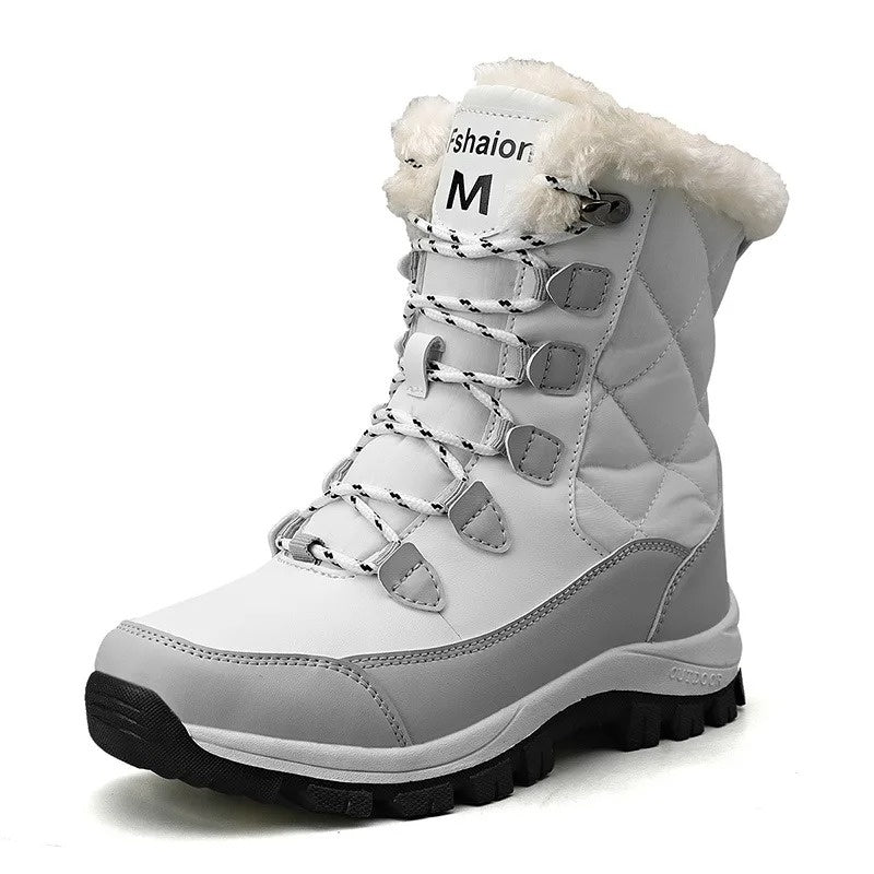 Bottes d’hiver femme matelassées Podoways 36 Silver