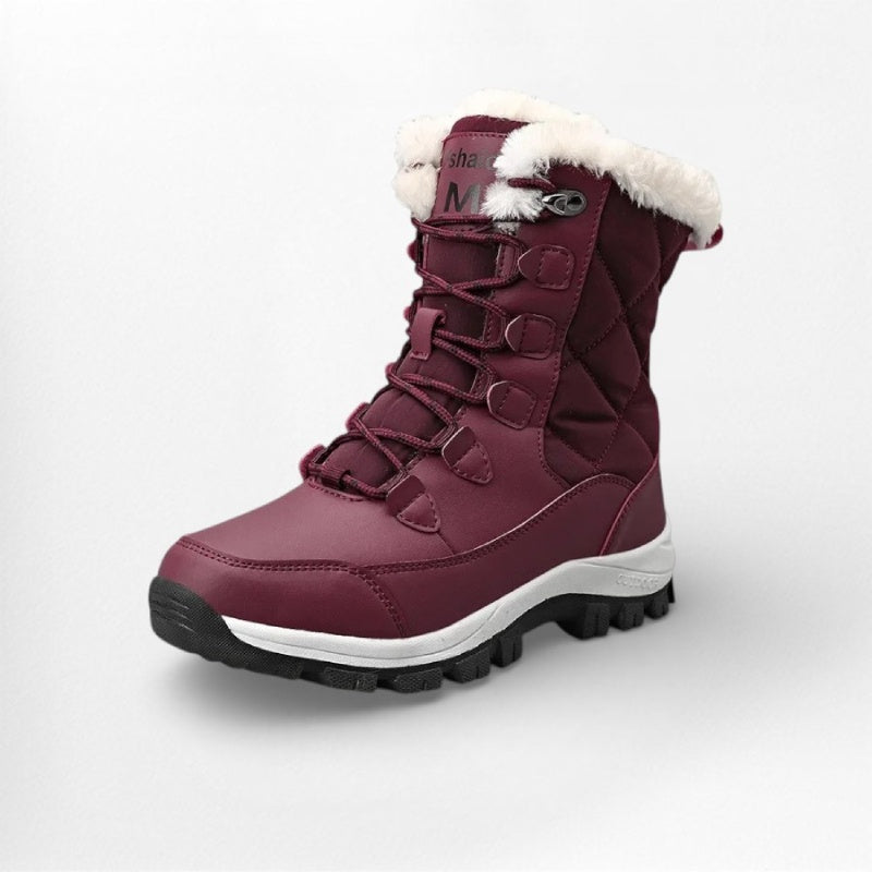 Bottes d’hiver femme matelassées Podoways 36 DarkRed