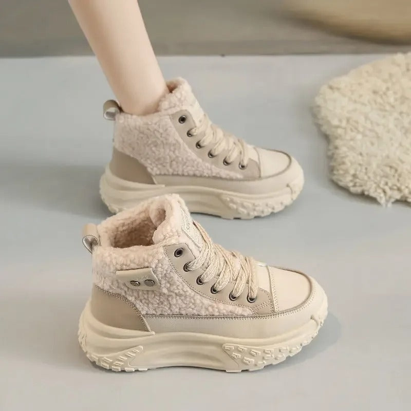 Bottes d’hiver femme en moumoute Podoways Podoways