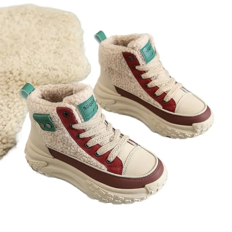 Bottes d’hiver femme en moumoute Podoways Podoways