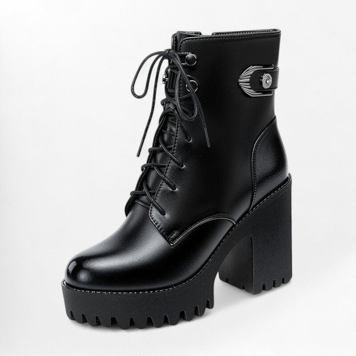 Bottines à lacets pour femme Podoways 34 Black