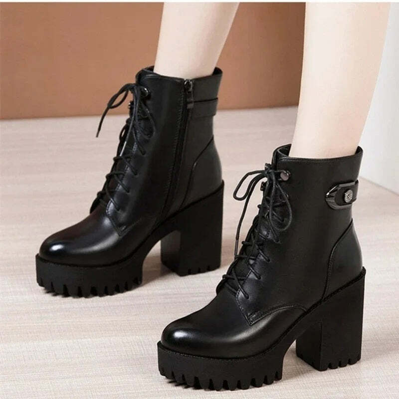 Bottines à lacets pour femme Podoways